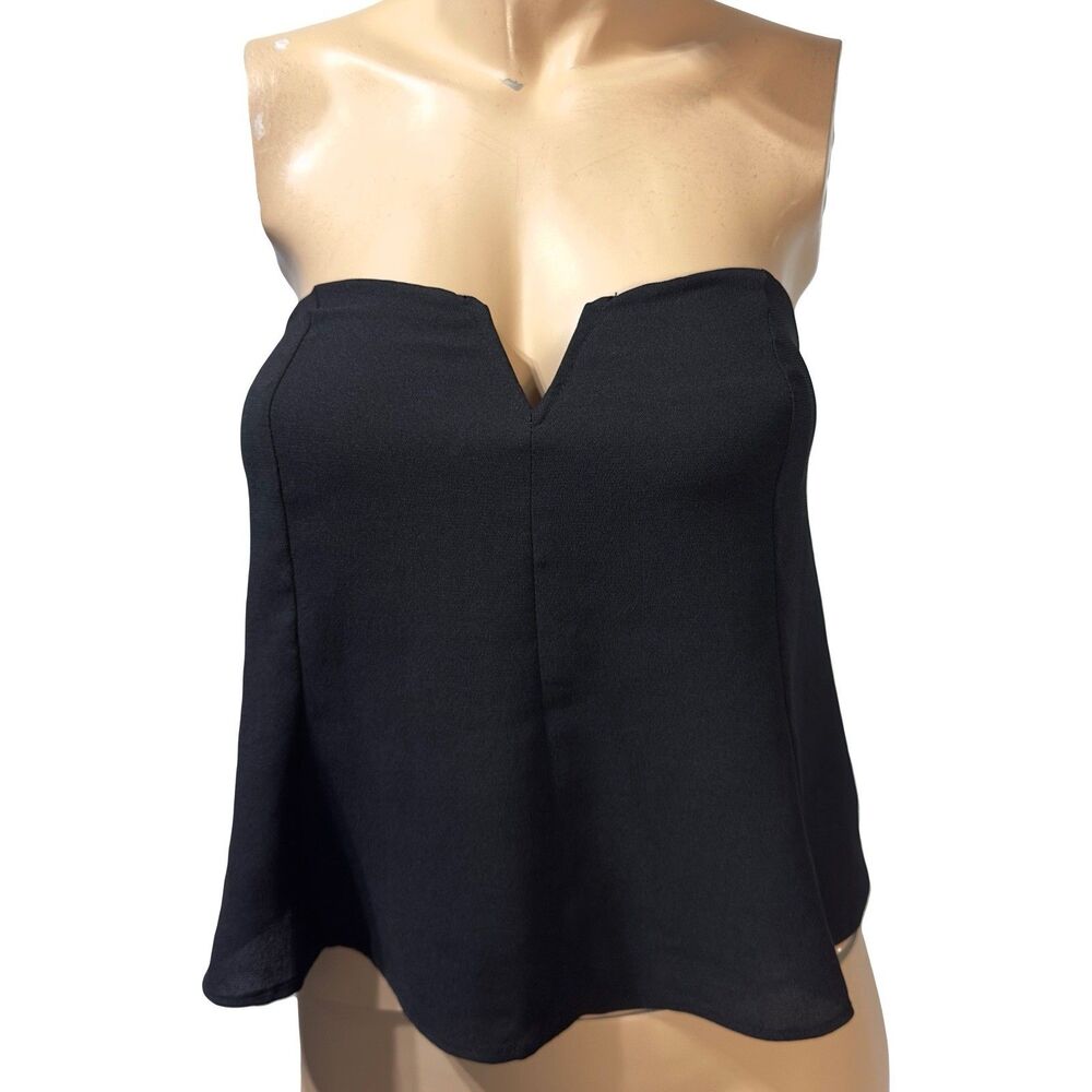 Free People Intimately Toss It On Strapless Tube Top Black Size XS Shelf Bra
